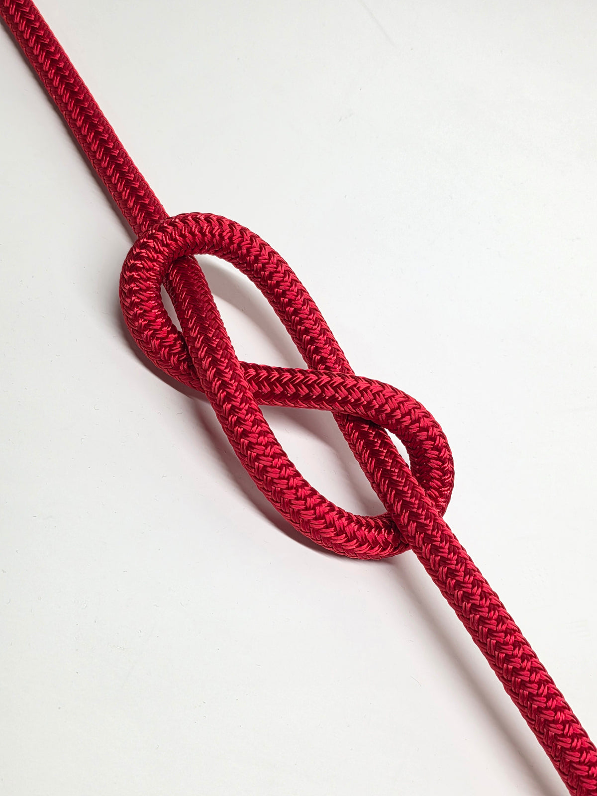 Red Polyester Braid on Braid Mooring Rope – High Strength Double Braid Dock Line | 6mm–16mm