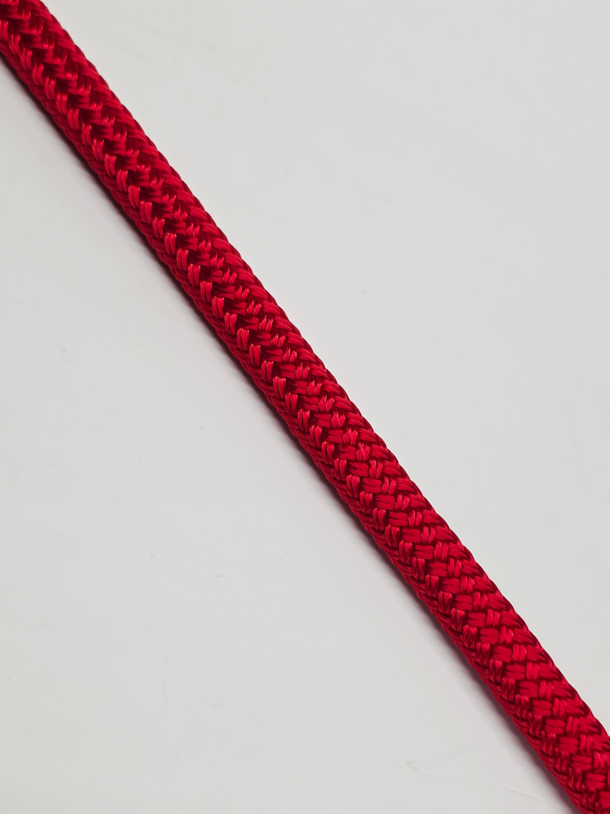 Red Polyester Braid on Braid Mooring Rope – High Strength Double Braid Dock Line | 6mm–16mm