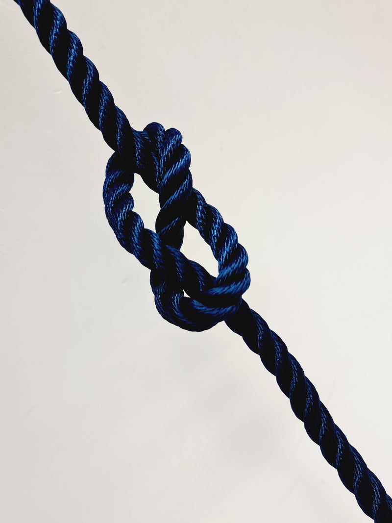 Reel Deal 10mm 100mt Polyester 3 Strand Rope Navy Blue