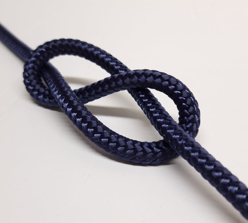 Reel Deal 8mm 200mt Polyester Braid on Braid Rope Navy Blue