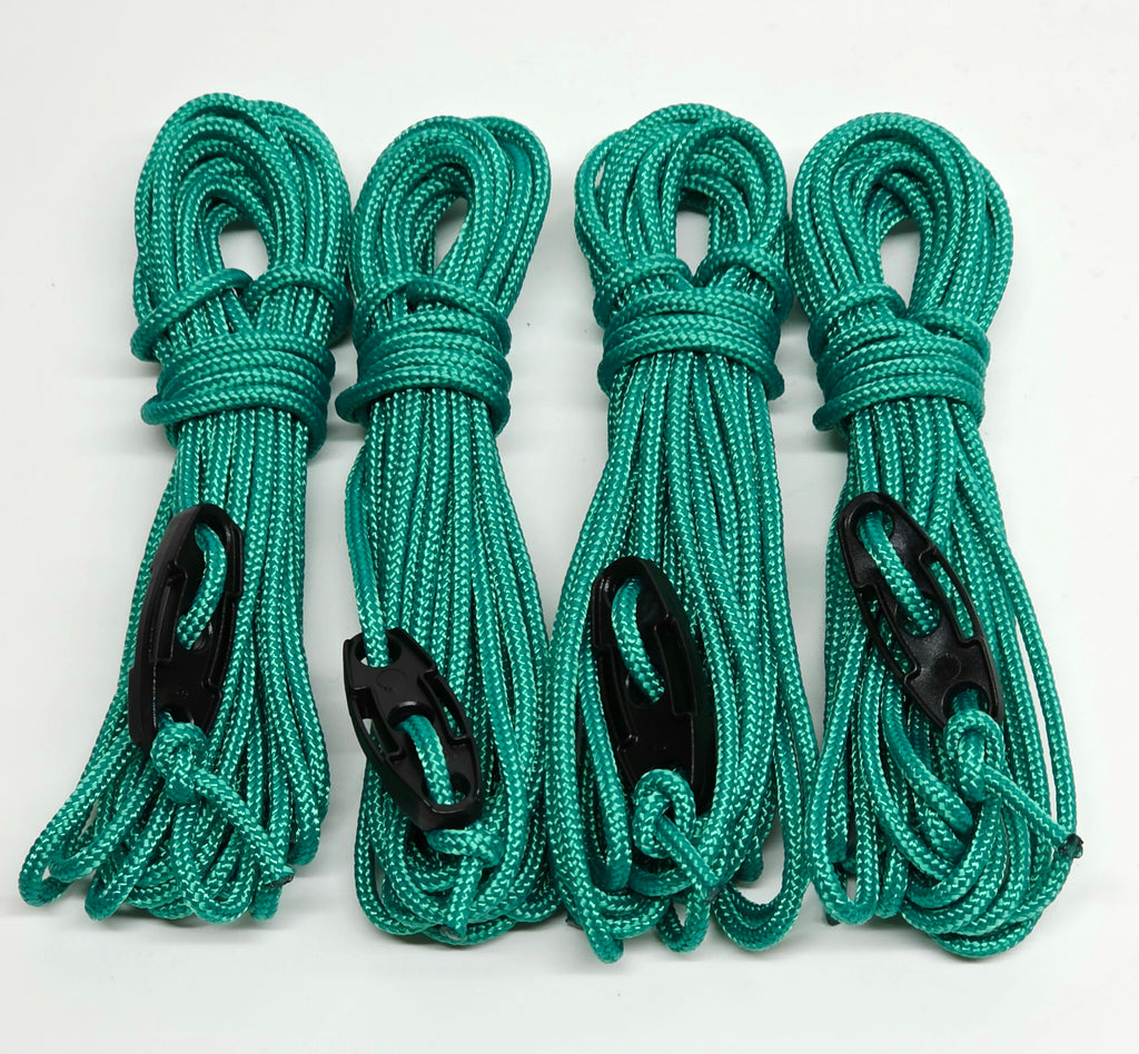 Foundations Guy Ropes Guy Ropes 3mm 4m Guy Lines Tent Camping Cords Heavy Duty Pack of 4
