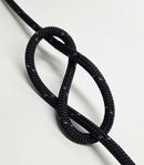 8mm HMPE Rope Dyneema Equivalent Black With Grey