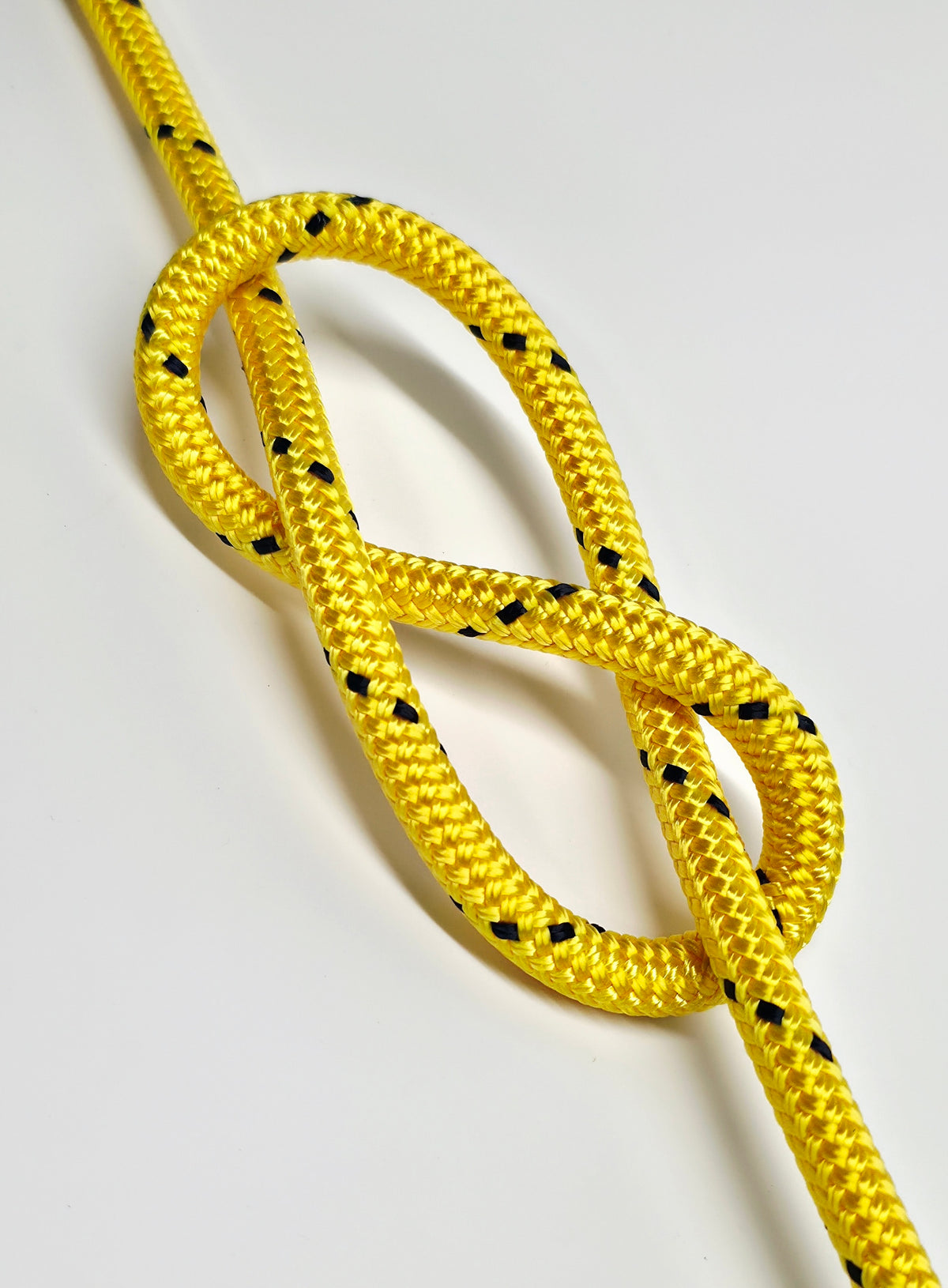 10mm HMPE Rope Dyneema equivalent Yellow With Black