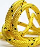 10mm HMPE Rope Dyneema equivalent Yellow With Black