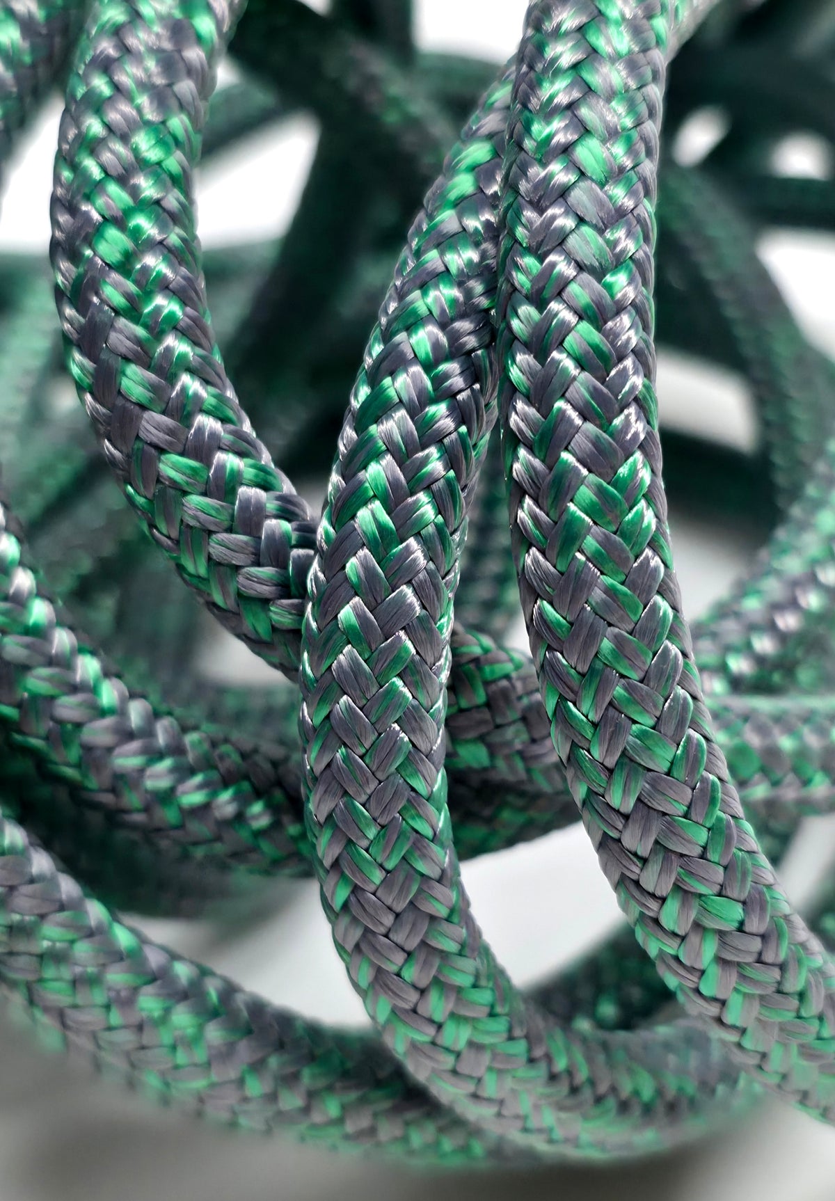 Spliced Dyneema Racing SK78 Braid on Braid Halyard Rigging Rope 8mm Mottled Grey