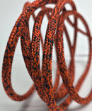 8mm HMPE core with a Technora and high-tenacity polyester cover Mottled Orange / Black