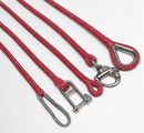 8mm 10mm Spliced HMPE Rope Dyneema Equivalent Halyard, Rigging Rope Mottled Red