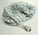 Polyester Braid on Braid Stainless Thimble Spliced Rope