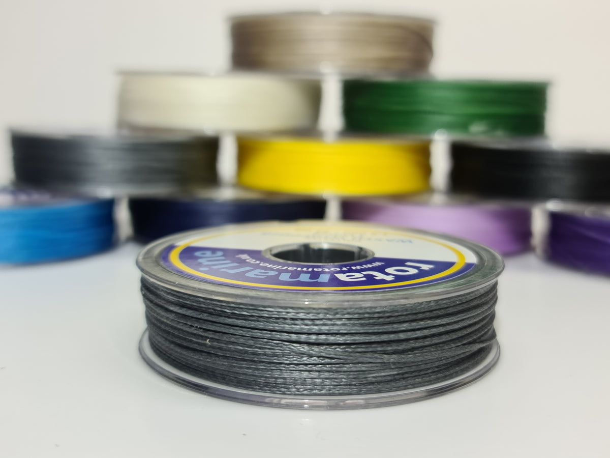 Waxed Polyester Whipping Twine – 1mm & 1.2mm | 25m & 35m Spools | Marine, Fishing & Craft Cord