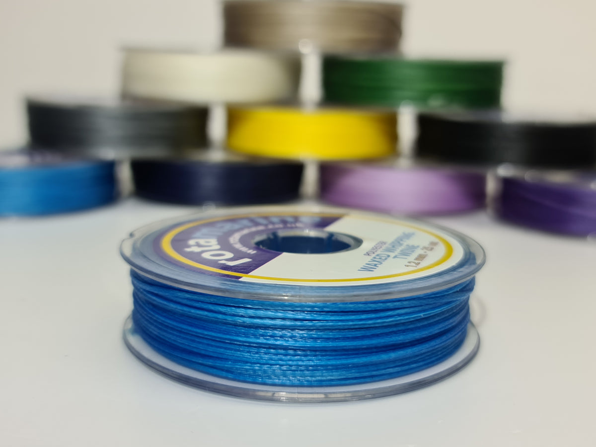 Waxed Polyester Whipping Twine – 1mm & 1.2mm | 25m & 35m Spools | Marine, Fishing & Craft Cord