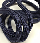 Black and Navy Polyester Braid on Braid Rope Dock Lines, Mooring Lines