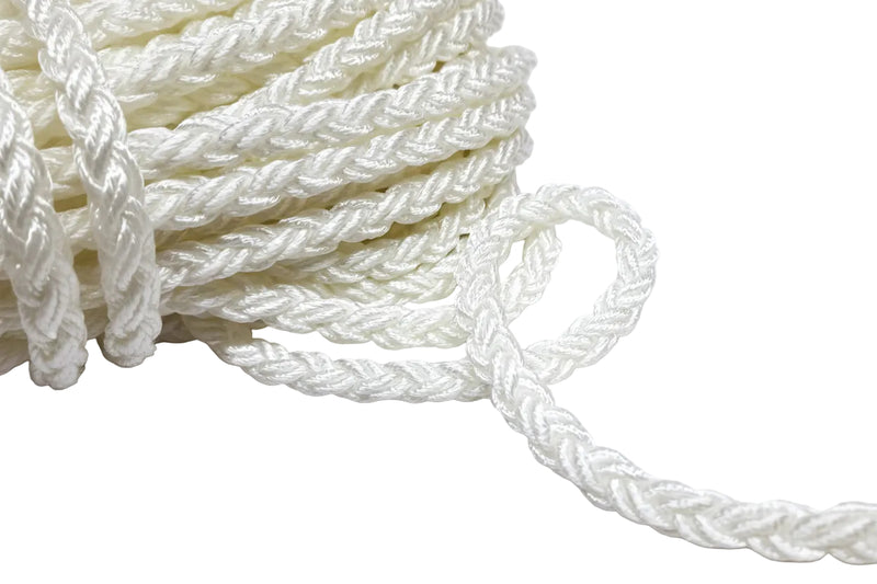 8 Strand Nylon Stainless Thimble Spliced Anchor Mooring Rope 10mm - 16
