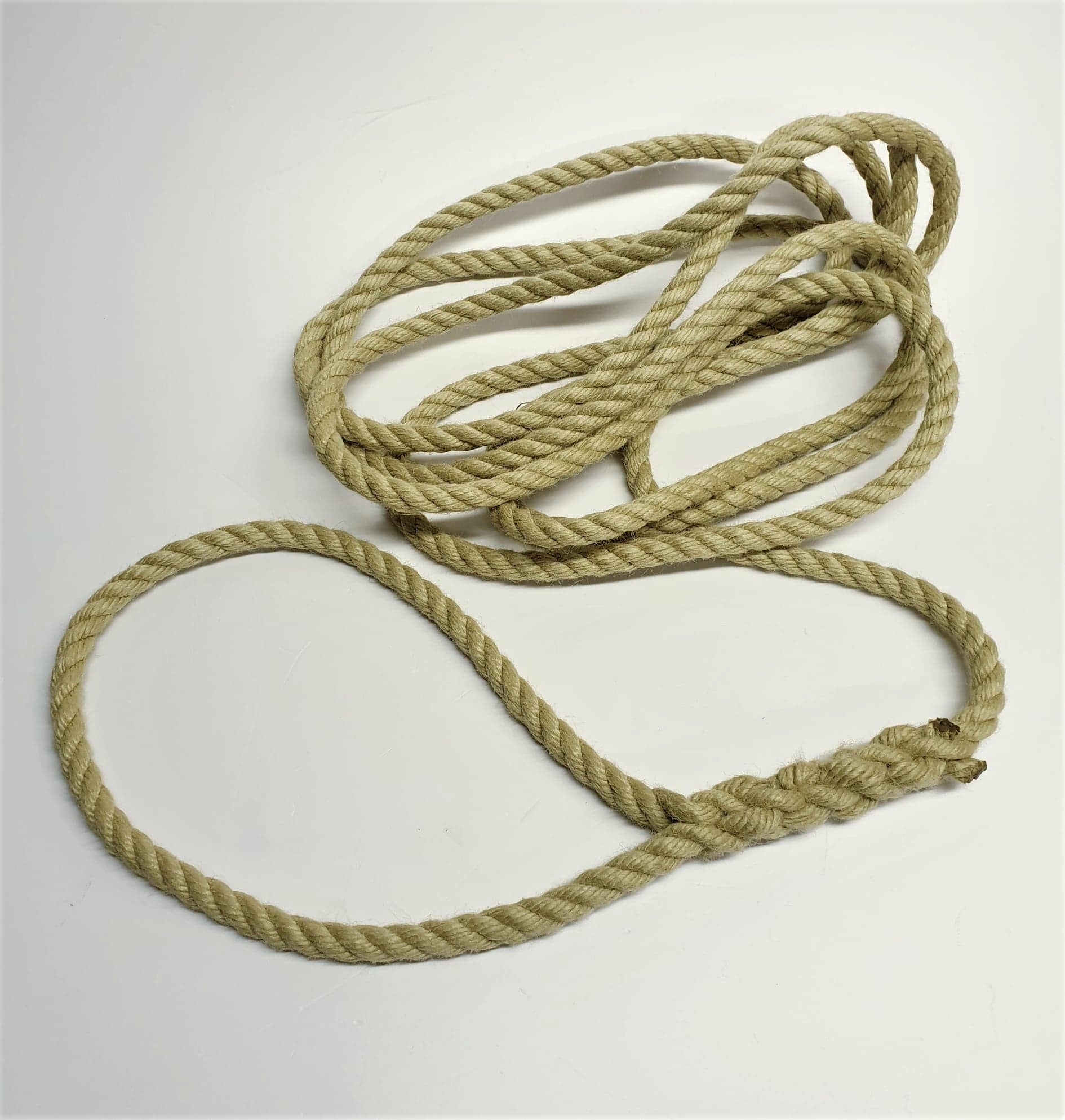 Synthetic Hemp Soft Eye Spliced Narrowboat Mooring Rope 12mm - 24mm