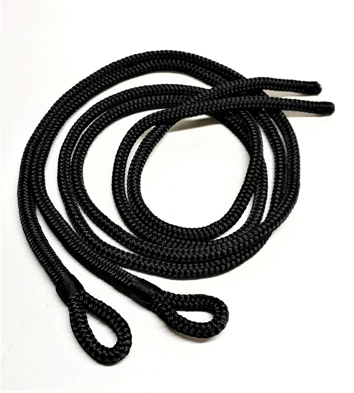 10mm Polyester Braid on Braid Fender Lines – Boat Fender Ropes | 1.5m & 2.5m | Navy, Black, Red & White