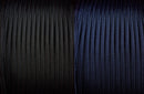 Black and Navy Polyester Braid on Braid Rope Dock Lines, Mooring Lines