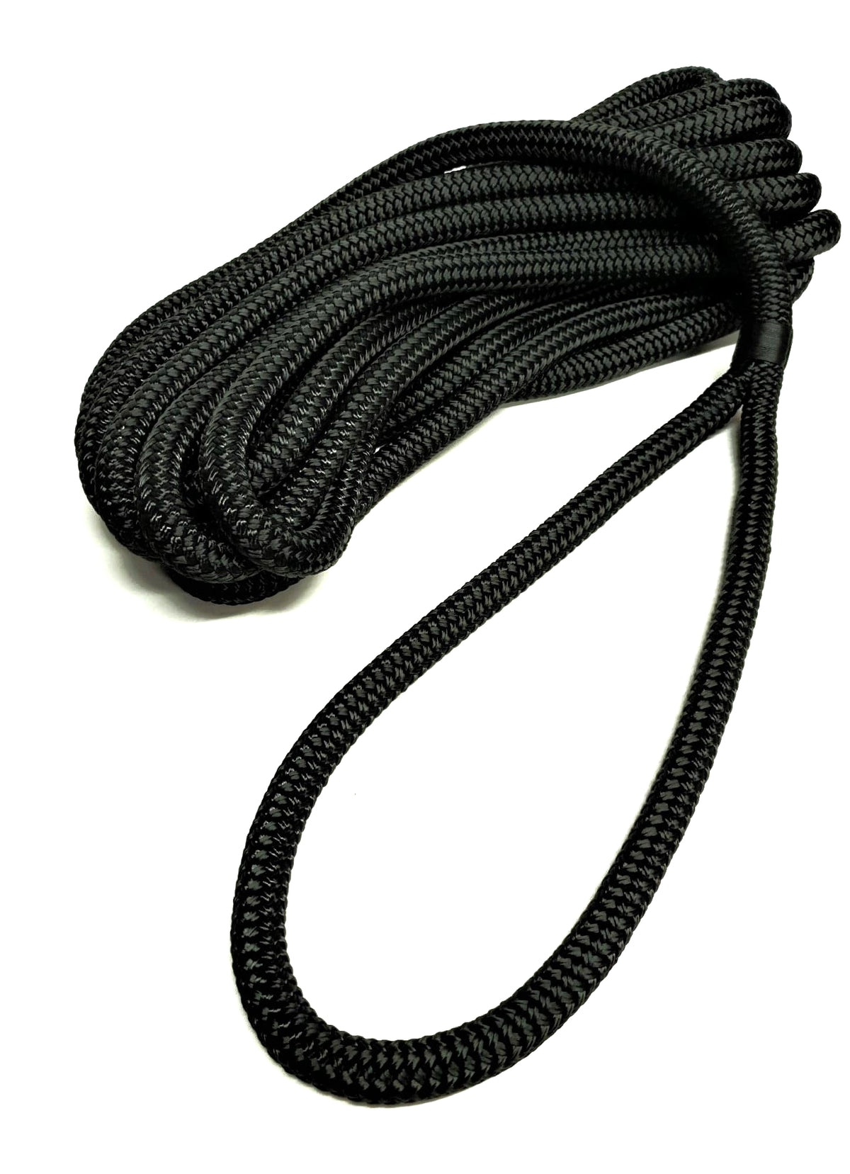 Polyester Braid on Braid Mooring Lines – Soft Eye Spliced Dock Ropes | 12mm–18mm | Various Lengths