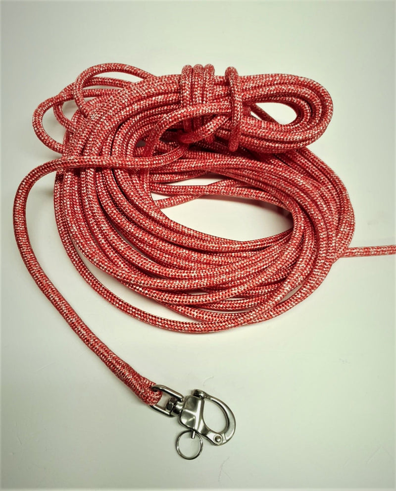 Polyester Braid on Braid Pre Stretched Halyard Snap Shackle Spliced Rope
