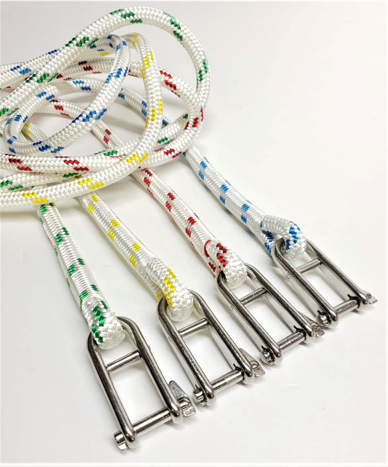Polyester Braid on Braid Pin Shackle Spliced Rope