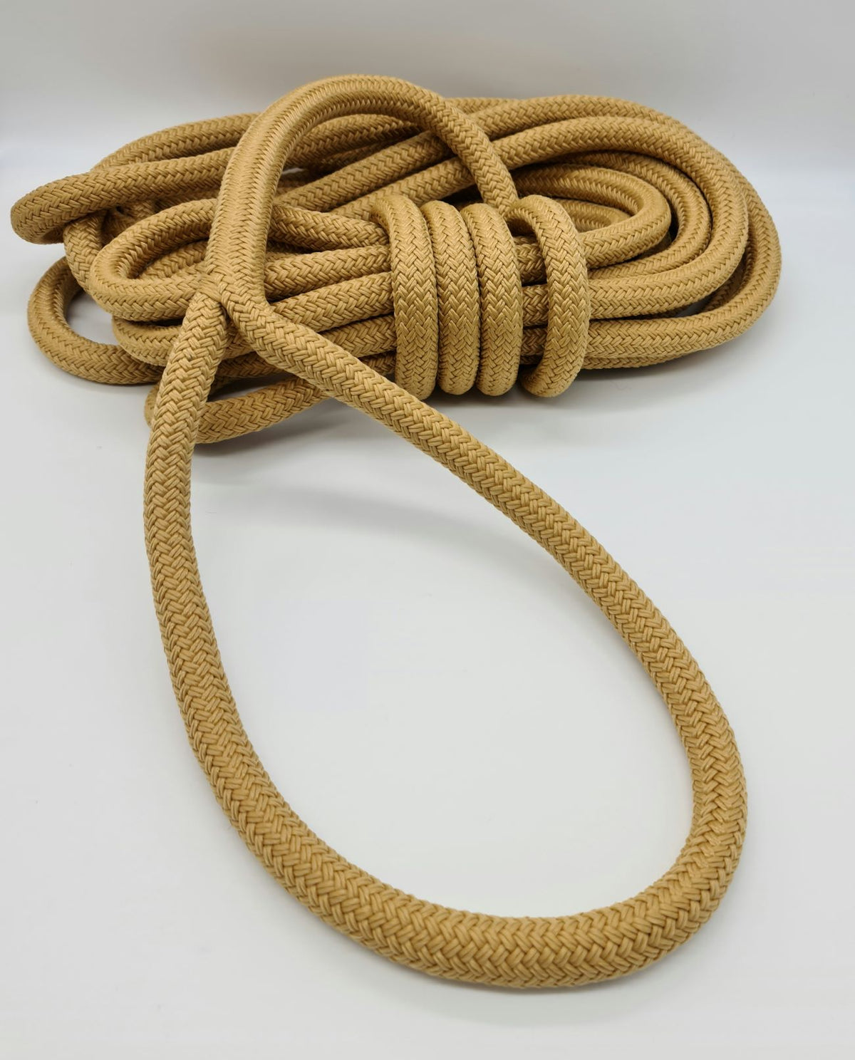 Floating Polypropylene Mooring Line – 10m Soft Eye Spliced | Beige | 16mm & 18mm
